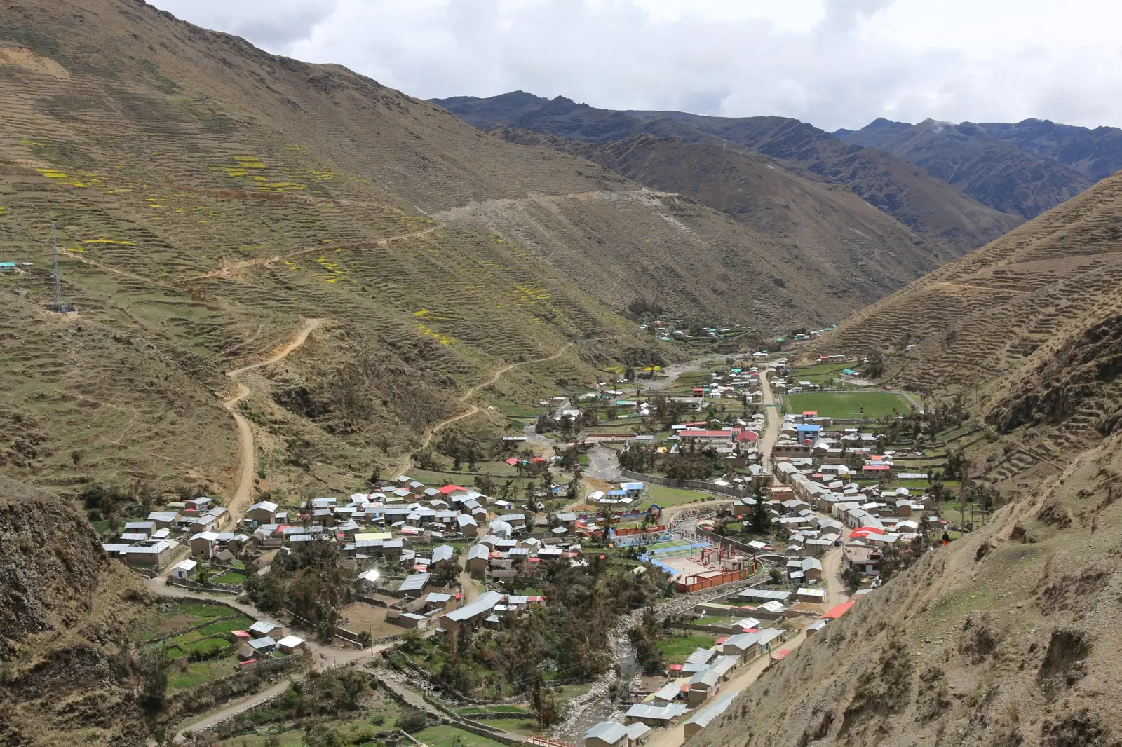 Sallaconi, Centro Poblado